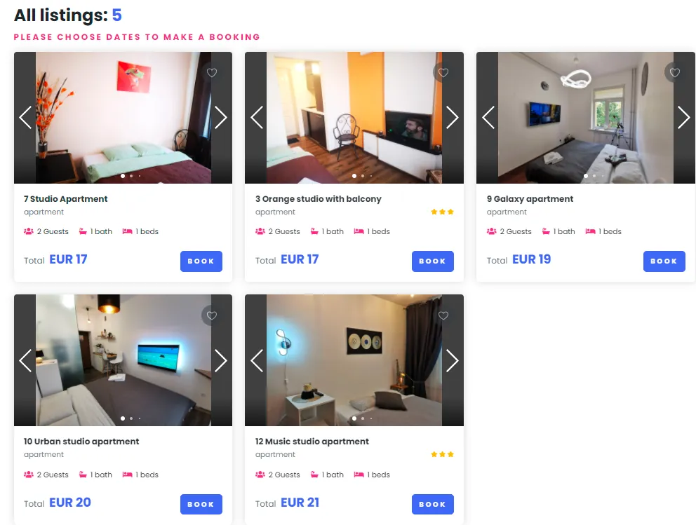 Direct Booking Engine